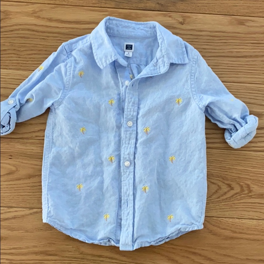 EUC Janie and jack linen shirt